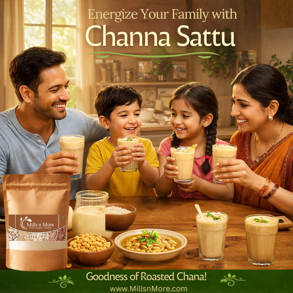 Plain Channa Sattu – Roasted Gram Flour High Protein Superfood