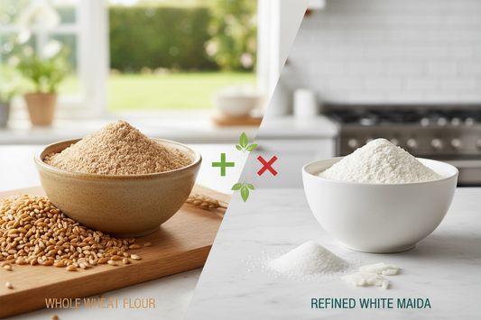Whole Wheat Atta is Healthier than Maida