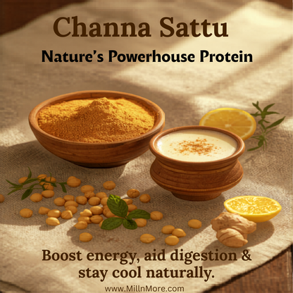 Plain Channa Sattu – Roasted Gram Flour High Protein Superfood