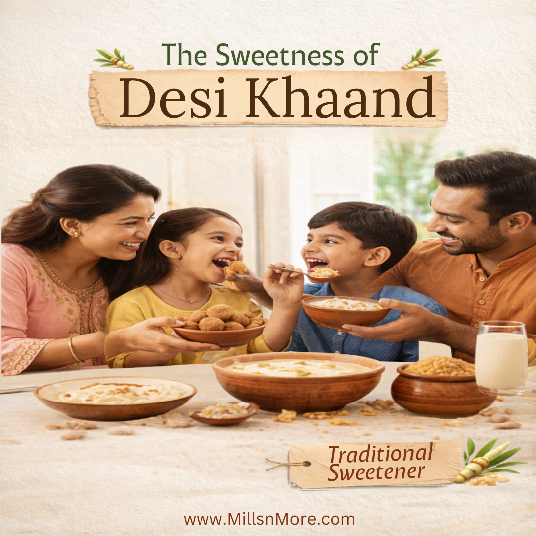 Desi Khand – Natural Unrefined Sugar from Kolhu Process