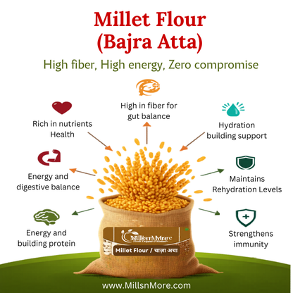 Bajra Atta (Pearl Millet Flour) – Iron Rich Winter Superfood