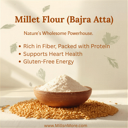 Bajra Atta (Pearl Millet Flour) – Iron Rich Winter Superfood