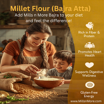 Bajra Atta (Pearl Millet Flour) – Iron Rich Winter Superfood