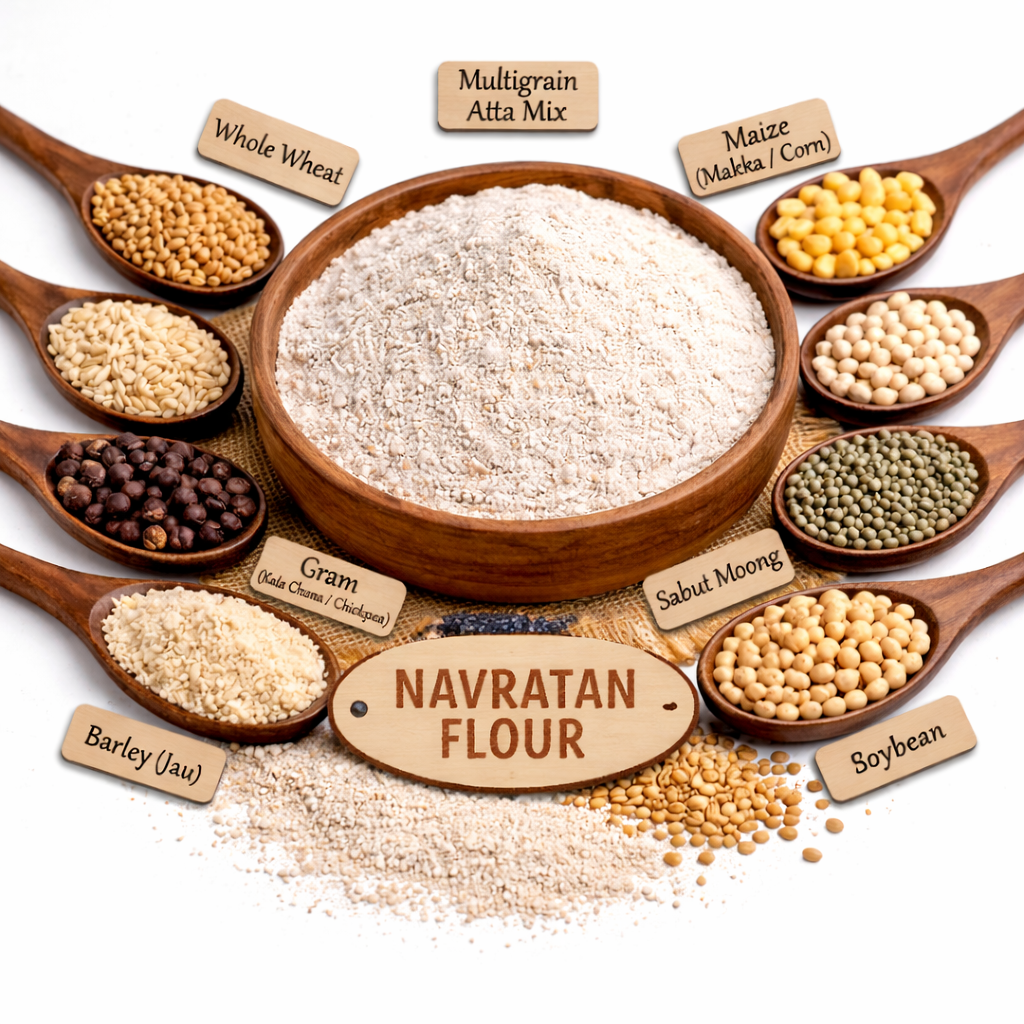Navratan Atta – 9 Grain Superfood Multigrain Flour 5 Kg