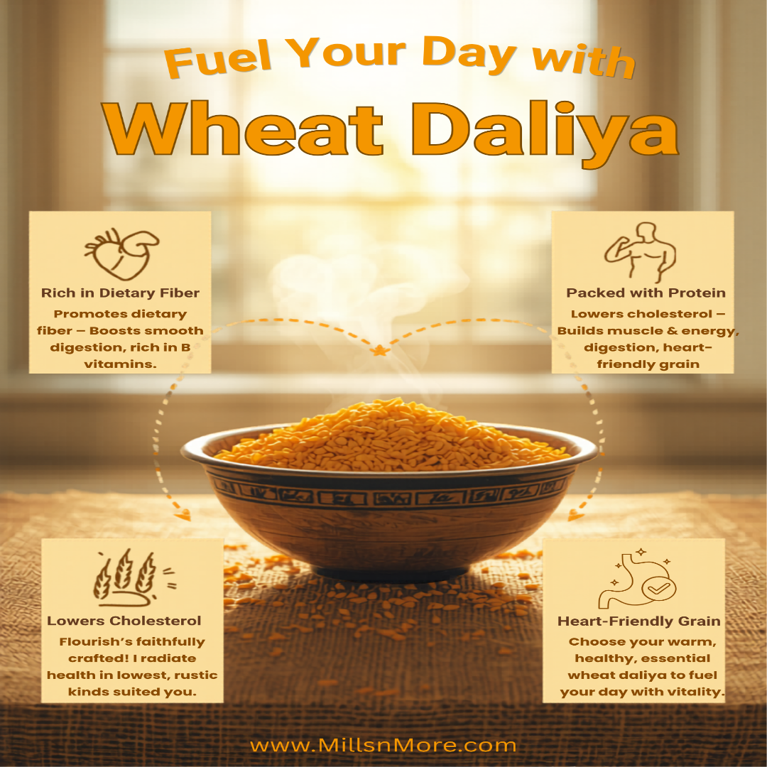 Wheat Daliya – High Fiber Broken Wheat for Healthy Meals