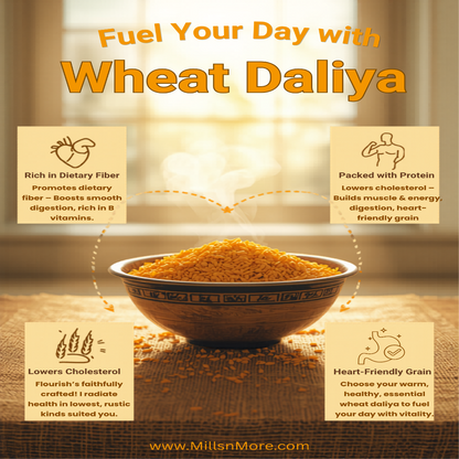 Wheat Daliya – High Fiber Broken Wheat for Healthy Meals