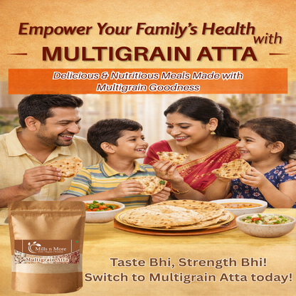 Multigrain Atta with Wheat – High Fiber Healthy Chakki Flour 5 Kg