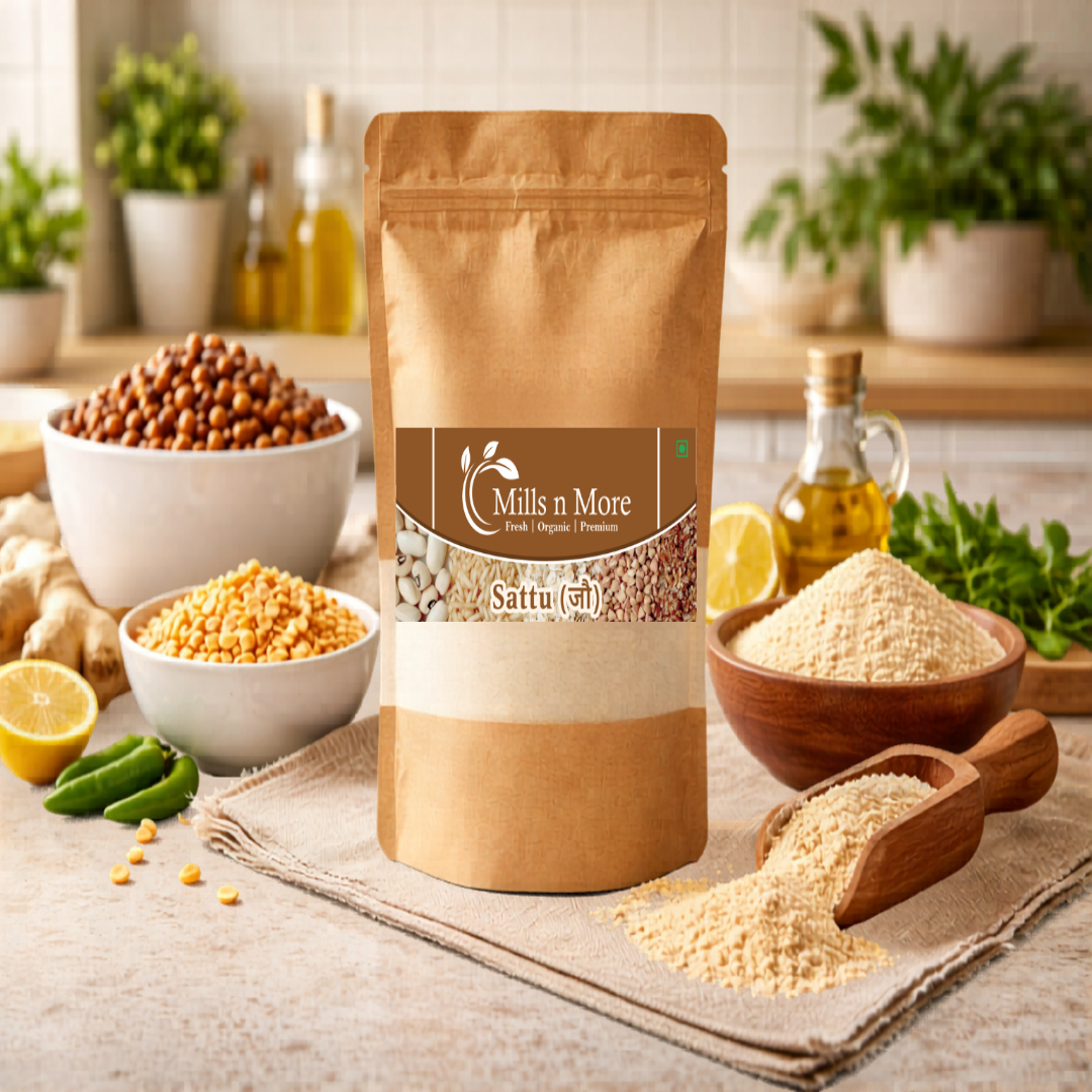 Plain Jau Sattu – Roasted Barley Flour Natural Summer Superfood