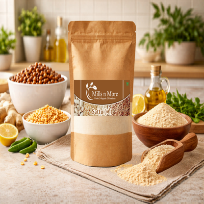 Plain Jau Sattu – Roasted Barley Flour Natural Summer Superfood