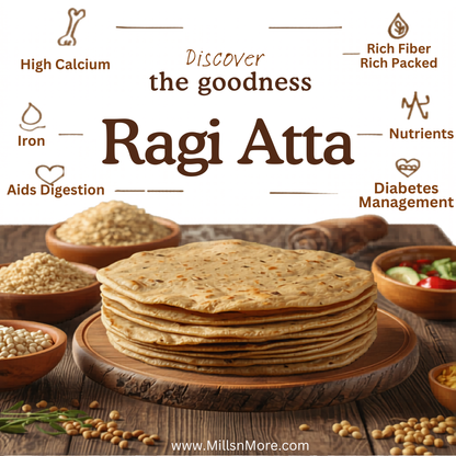 Ragi Atta (Finger Millet Flour) – Calcium Rich Gluten Free Flour