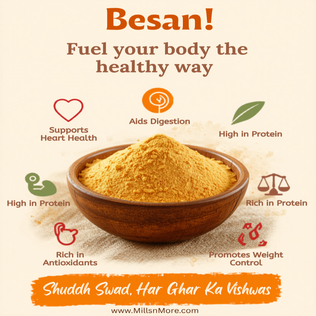 Premium Besan – Fresh Stone Ground Gram Flour