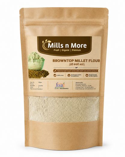 Browntop Millet Atta / हरी कंगनी आटा – Sridhanya Positive Millet Flour | Gluten Free & Fibre Rich