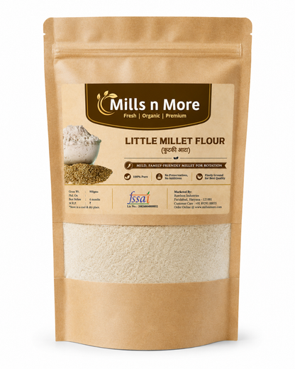 Little Millet Atta / कुटकी आटा – Sridhanya Positive Millet Flour | Gluten Free & Fibre Rich