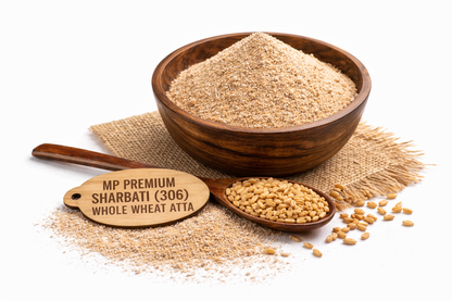 MP Sharbati Premium Wheat Atta – Fresh Chakki Flour for Soft Rotis