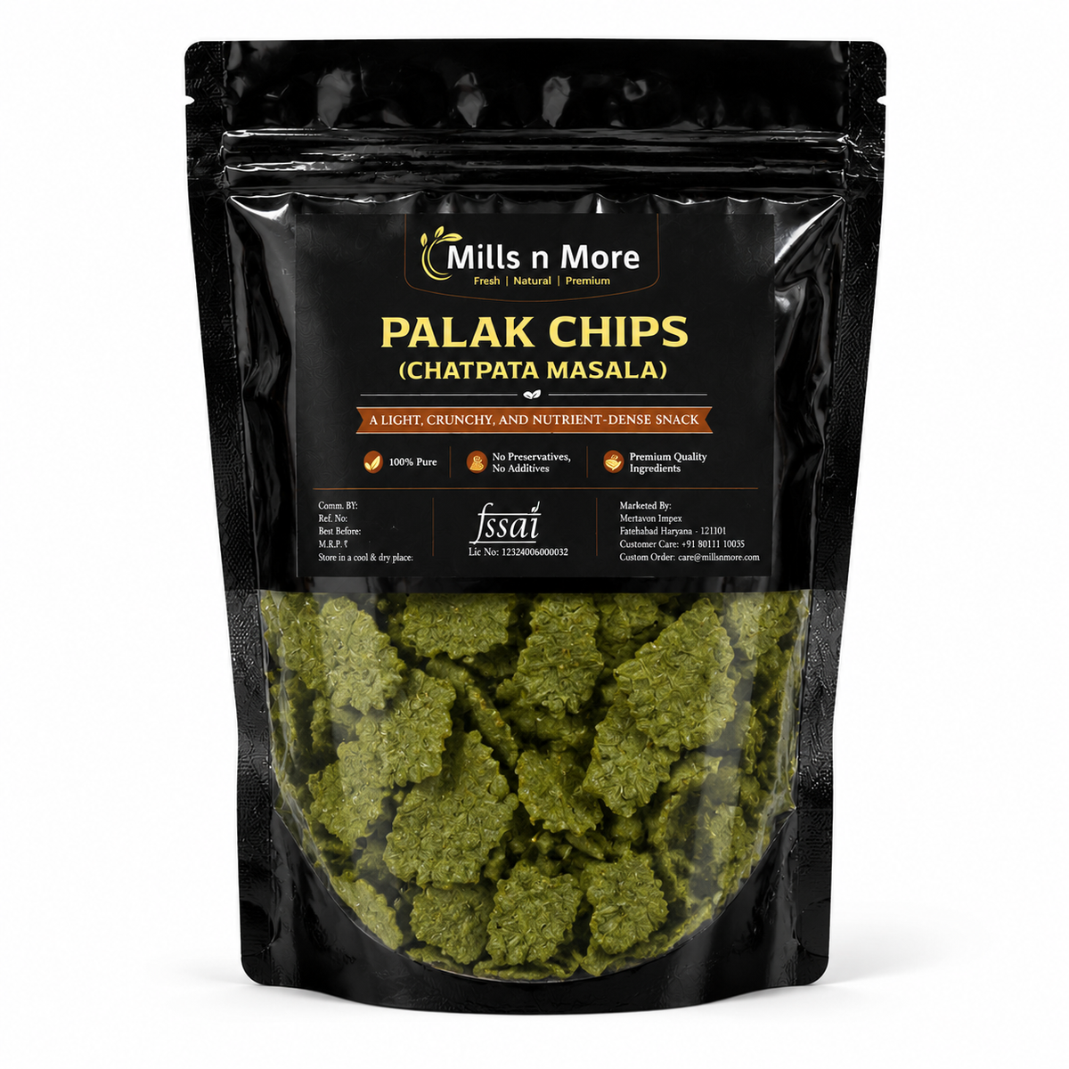 Palak Chips – Chatpata Masala Flavour packet
