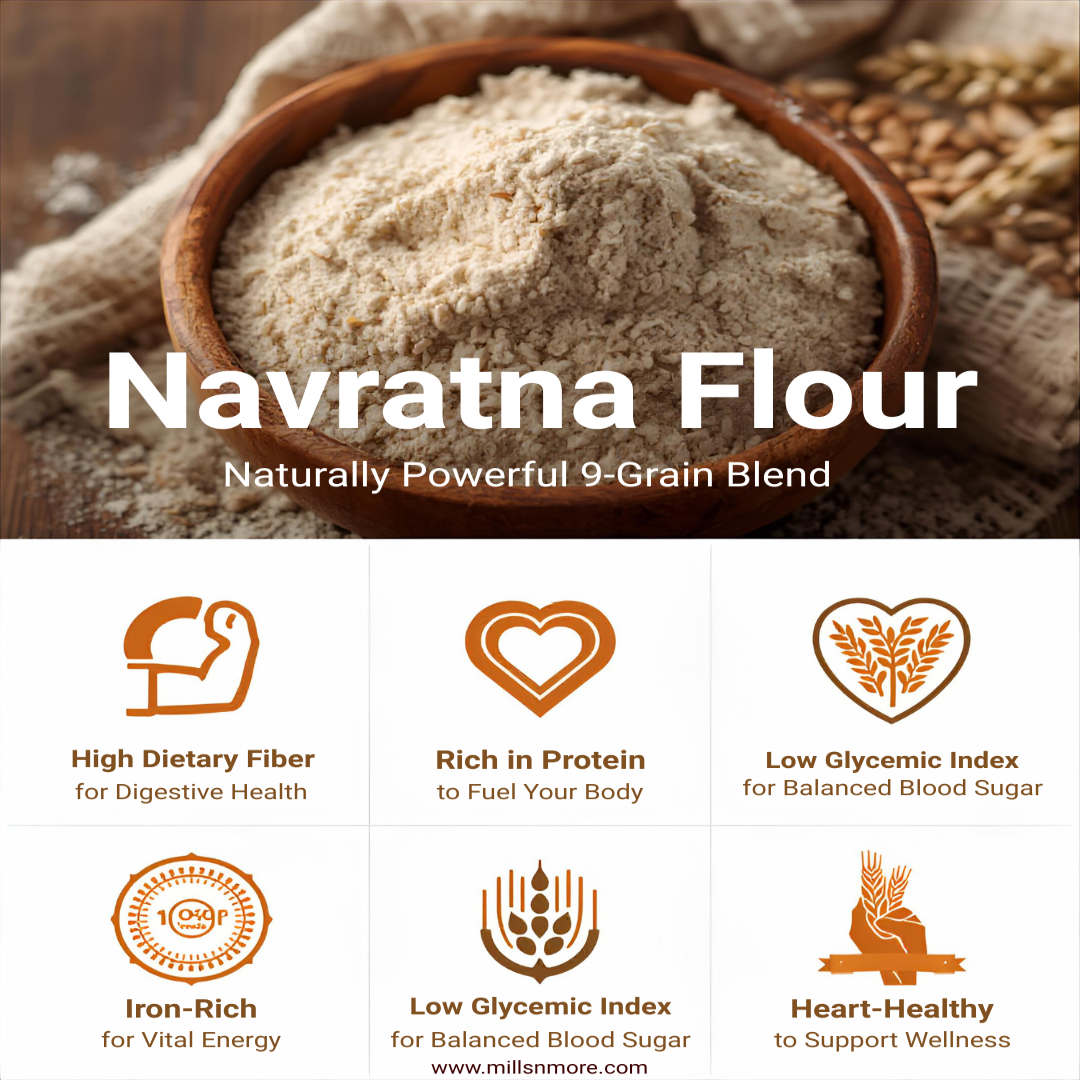 Navratan Atta – 9 Grain Superfood Multigrain Flour 5 Kg