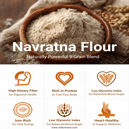 Navratan Atta – 9 Grain Superfood Multigrain Flour 5 Kg