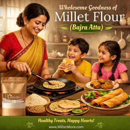 Bajra Atta (Pearl Millet Flour) – Iron Rich Winter Superfood