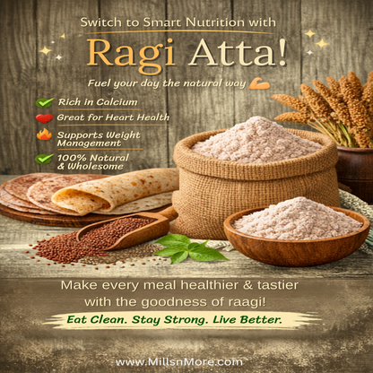 Ragi Atta (Finger Millet Flour) – Calcium Rich Gluten Free Flour