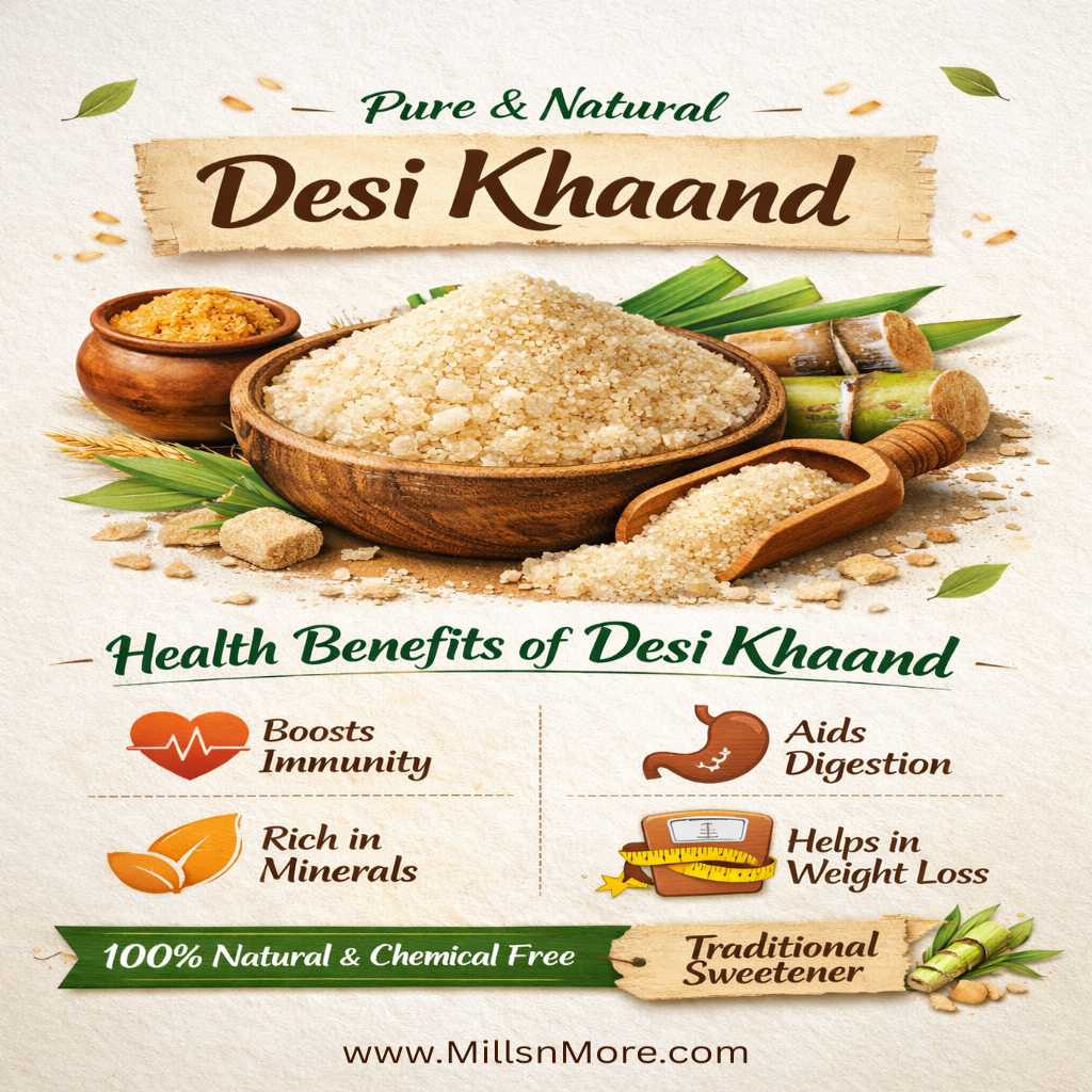 Desi Khand – Natural Unrefined Sugar from Kolhu Process