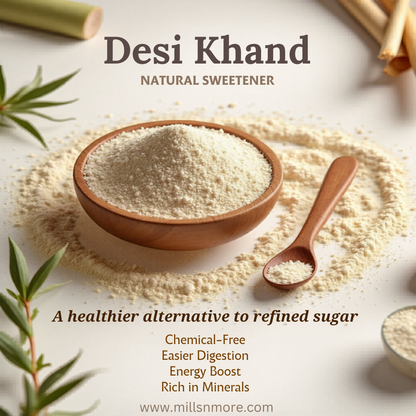 Desi Khand – Natural Unrefined Sugar from Kolhu Process
